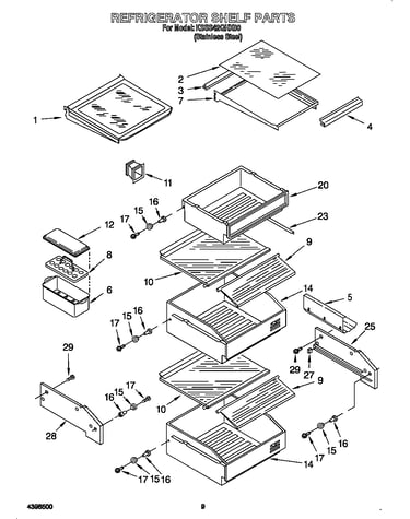 Refrigerator shelf