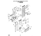 KitchenAid KSSS42QHX00 air flow and reservoir diagram