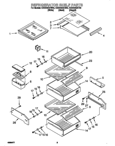 Refrigerator shelf