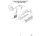 KitchenAid KSSS48QHW00 top grille and unit cover diagram