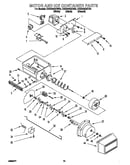 Motor and ice container