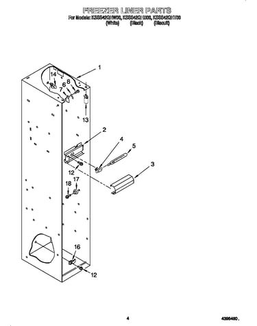 Freezer liner