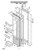 Refrigerator door