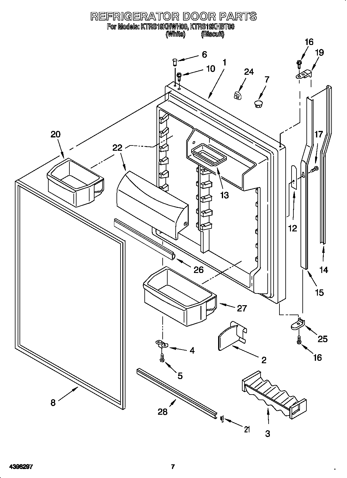 Refrigerator door