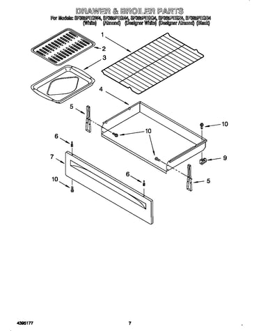 Drawer and broiler