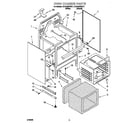 KitchenAid KERC500HBT1 oven chassis diagram