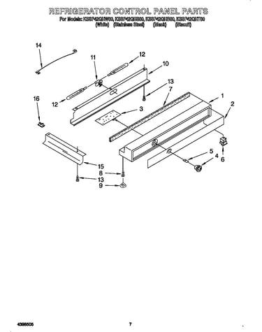 Refrigerator control panel