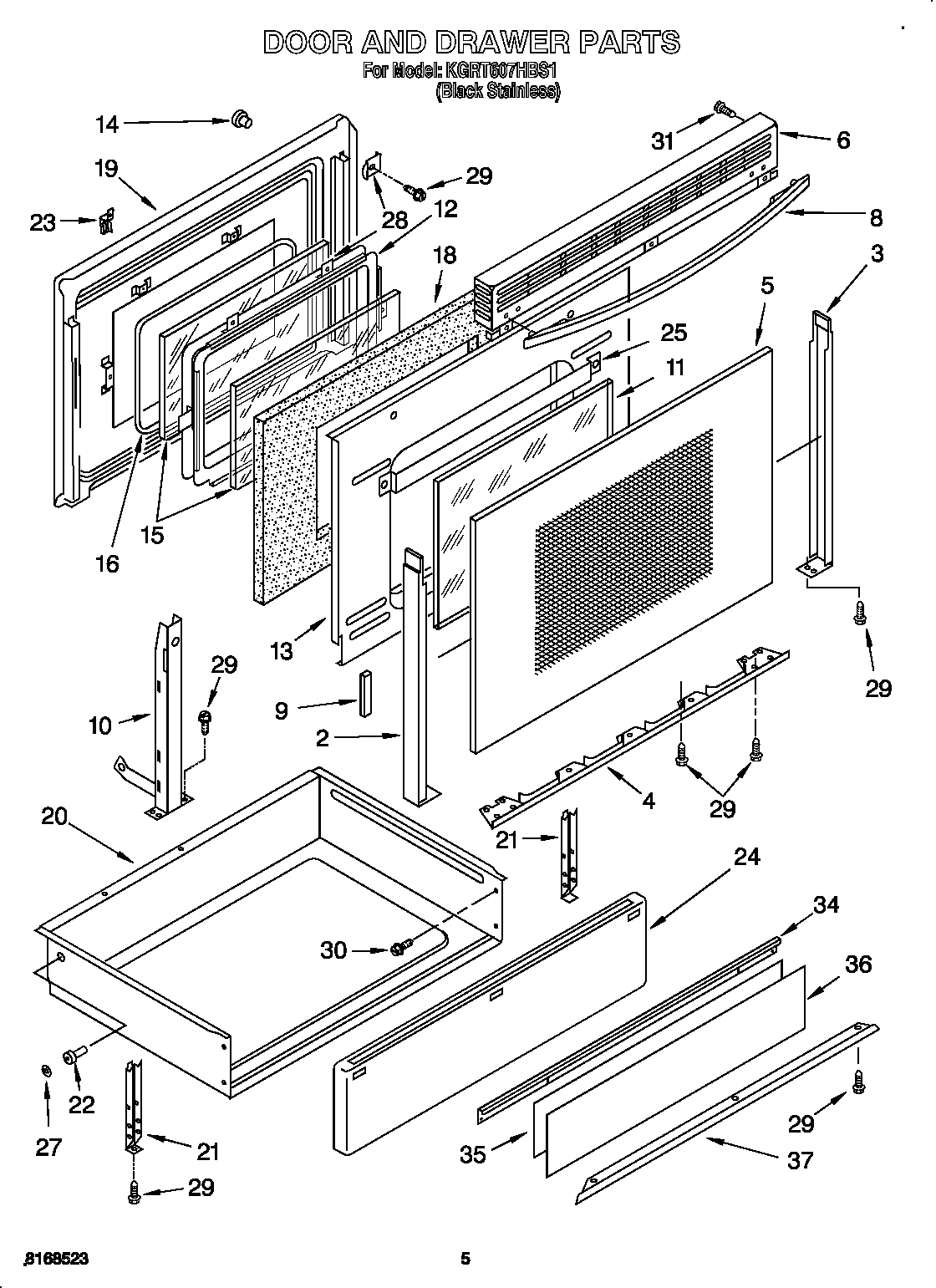 Door and drawer
