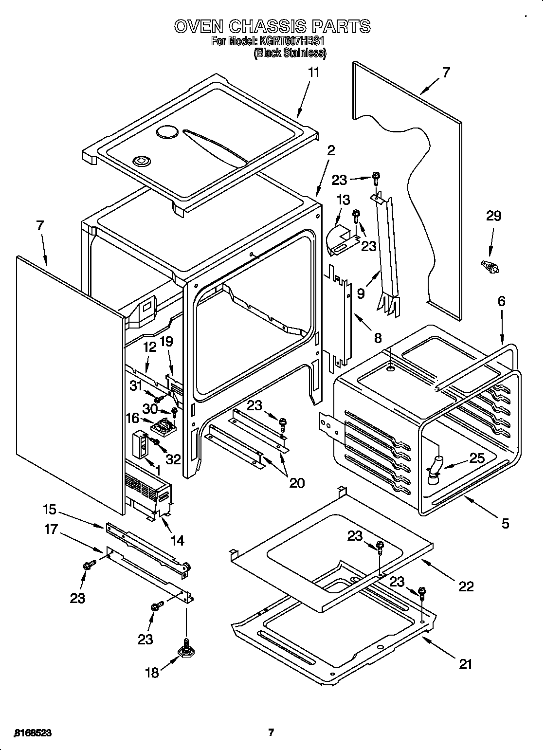 Oven chassis