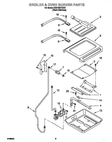 Broiler and oven burner