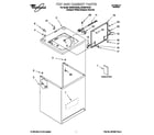 Whirlpool GSQ9310HZ0 top and cabinet diagram