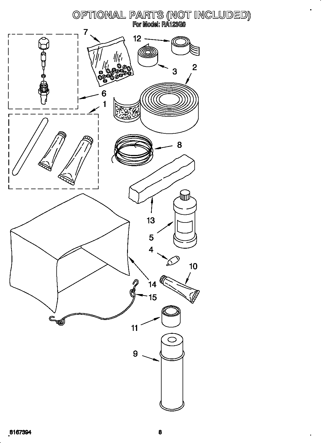 Optional parts