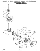 Brake, clutch, gearcase, motor and pump