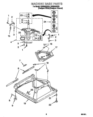 Machine base