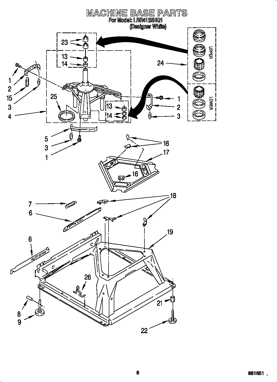 Machine base