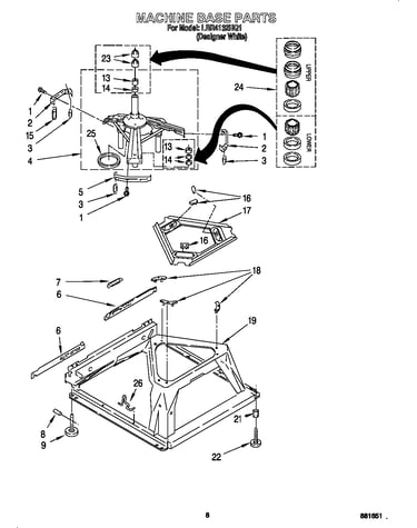 Machine base