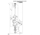 Whirlpool LBR4132HQ1 brake and drive tube diagram