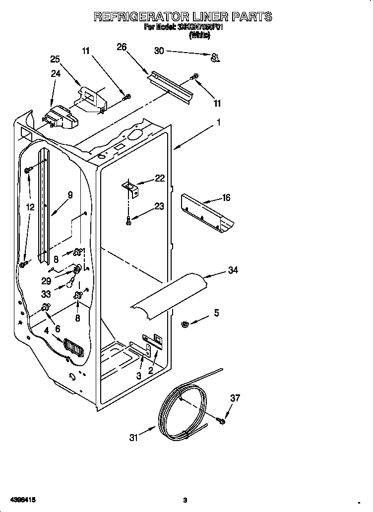Refrigerator liner