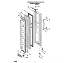 Whirlpool 4YED20TKFN01 freezer door diagram