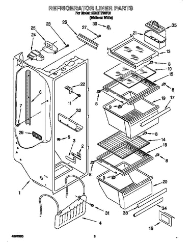 Refrigerator liner