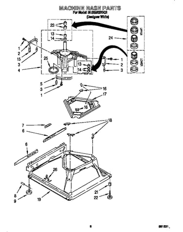 Machine base