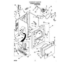 Whirlpool 3XLGR5435HQ0 cabinet diagram