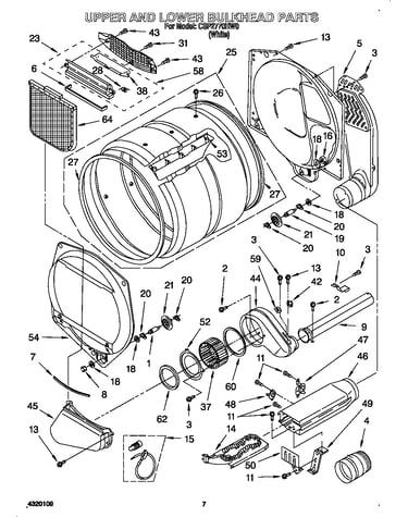 Upper and lower bulkhead