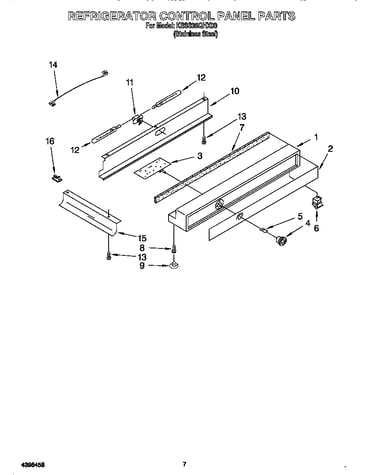 Refrigerator control panel