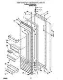 Refrigerator door