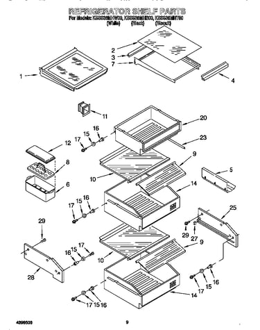 Refrigerator shelf