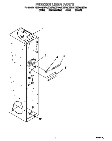Freezer liner