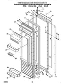 Refrigerator door