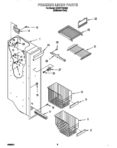 Freezer liner