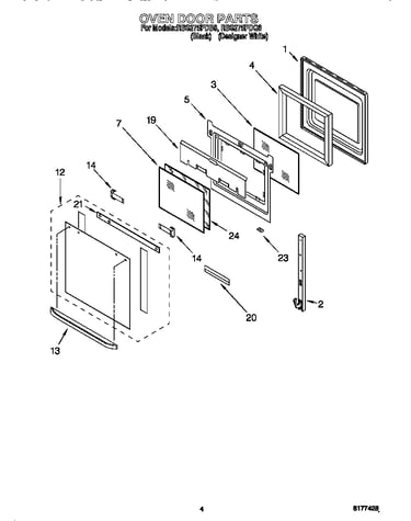 Oven door