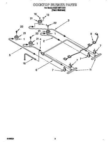 Cooktop burner