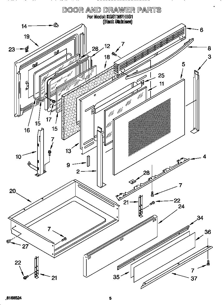 Door and drawer