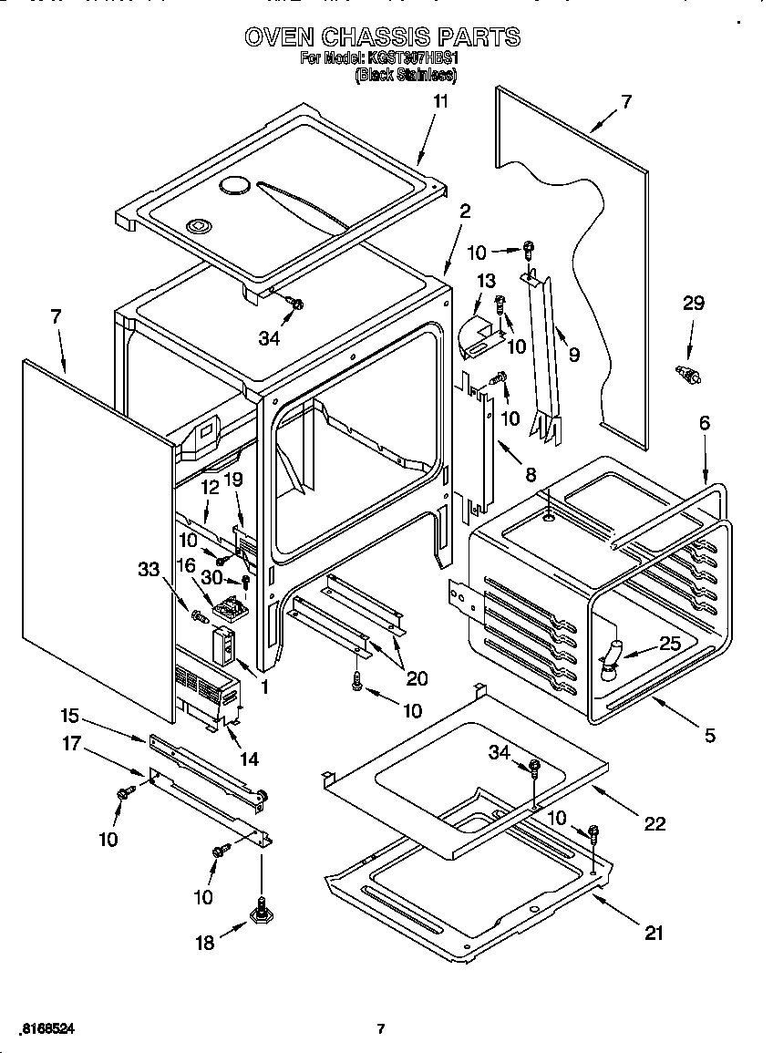 Oven chassis