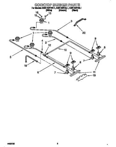Cooktop burner