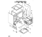 KitchenAid KGST307FBL1 oven chassis diagram