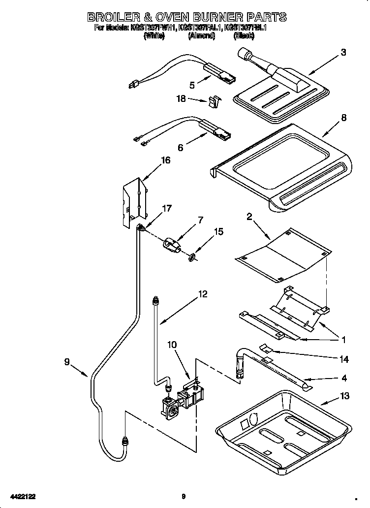 Broiler and oven burner