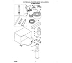 Whirlpool ACE124XJ0 optional parts (not included) diagram