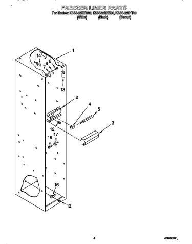 Freezer liner