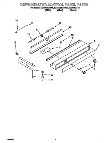 Refrigerator control panel