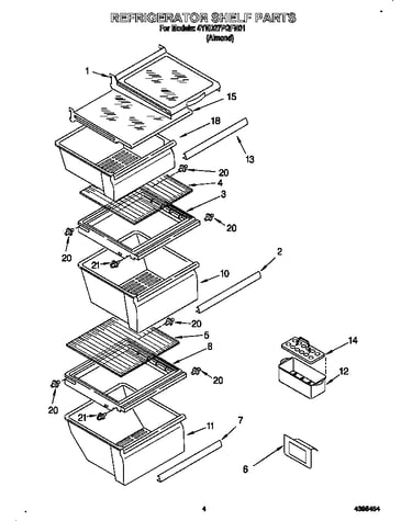 Refrigerator shelf
