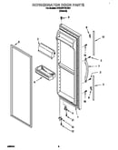 Refrigerator door