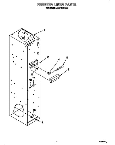 Freezer liner
