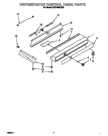 Refrigerator control panel