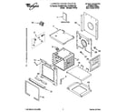Whirlpool RBD305PDQ8 lower oven diagram