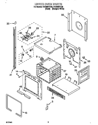 Upper oven