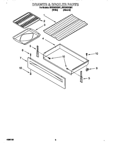 Drawer and broiler